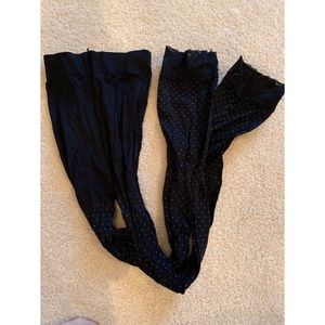 FASHION TIGHTS WITH POLKA DOT DESIGN